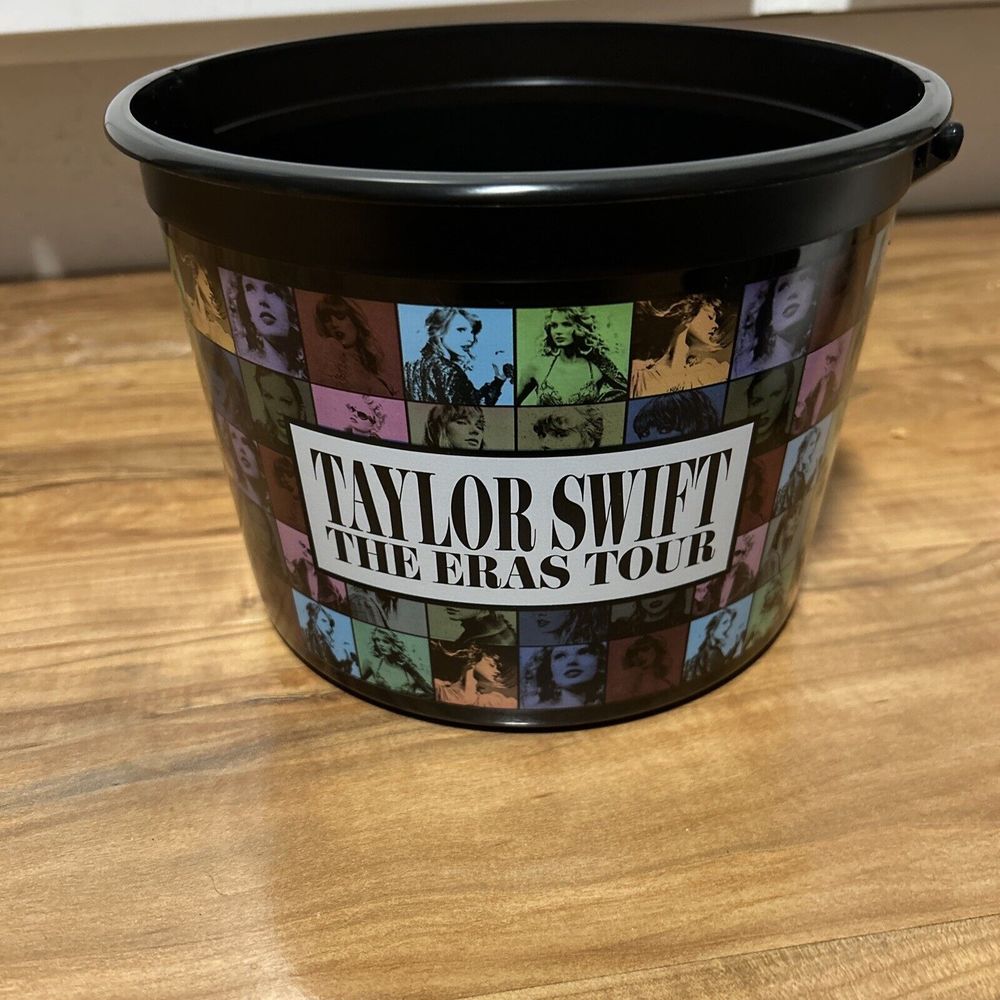 TAYLOR SWIFT THE ERAS TOUR MOVIE Collectible POPCORN BUCKET Cinemark Showcase